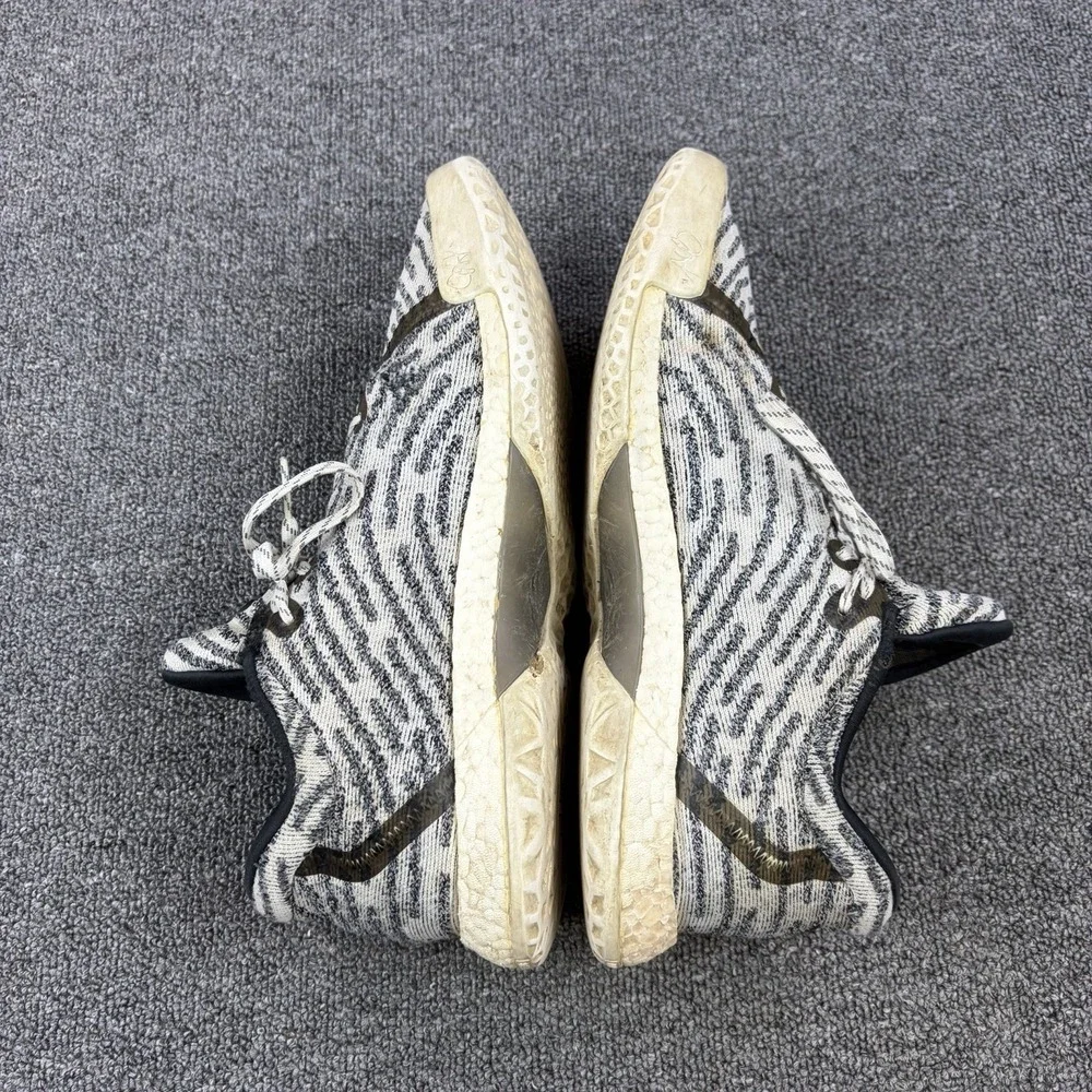 Adidas Harden Vol. 1 LS Primeknit BHM‎ Men's Size 13 White Black AC8407